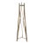 Freestanding Post-Modern Coat Rack Bent Plywood & Chrome Steel Tripod For Sale