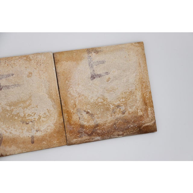 19th Century Set of Four Tiles Depicting a Fortress, Portuguese Baroque For Sale - Image 10 of 10