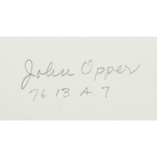 Late 20th Century Anne Sager Portrait of John Opper Silver Print For Sale - Image 5 of 6