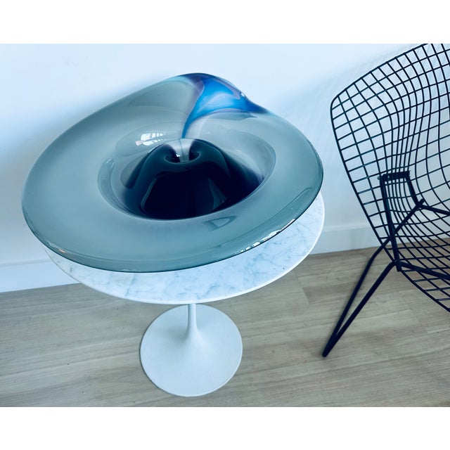 Mid-Century Modern Willsea O'Brien Studio Art Glass Centerpiece- 1980s Post Modern Dale Chihuly Style For Sale - Image 3 of 9