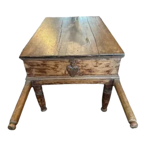 Late 19th Century Spanish Processional Table for Religious Collection Display or Library Table