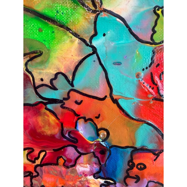 Original Abstract Painting Serg Graff "Air Elephant" Surreal Fantasy Art, Coa For Sale - Image 4 of 12