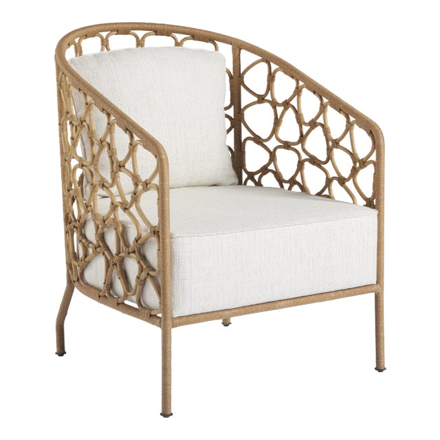 Shoreline Pebble Sand Accent Chair For Sale