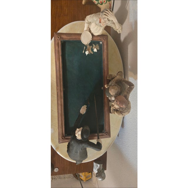 Italian Magnificent Billiards Porcelain Display For Sale - Image 3 of 11