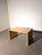 Vintage Minimalist Travertine Side Table For Sale - Image 4 of 4