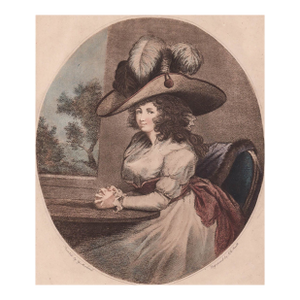 Delia in Town Engraving After George Morland