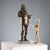 Bronze sculpture depicting a painter at work. Signature engraved on the base. Posthumous copy. This piece is attributed to...