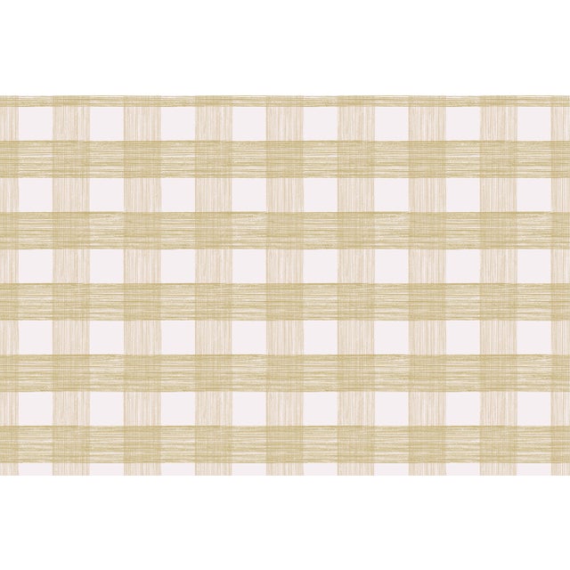 Gin Lane Amber Fabric Sample For Sale
