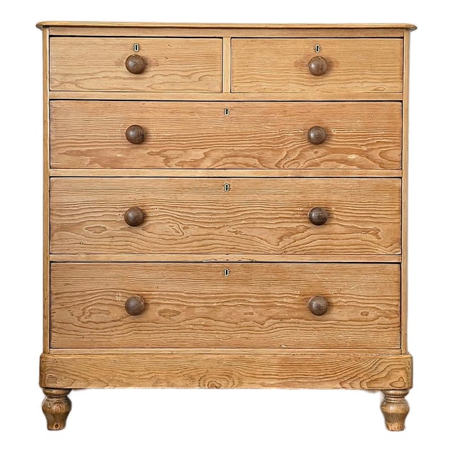 Antique English Pine Dresser - Circa 1880 For Sale
