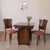 Lovely scalloped walnut chair from France, 1920s. Walnut frame with curved wood back and scalloped detail. Seat newly...