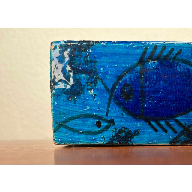 Mid-Century Modern Pesce Fish Studio Pottery Bowl by Aldo Londi for Bitossi, Italy, 1960s For Sale - Image 12 of 18