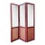 Vintage Maitland-Smith Hand Made Three-Panel Mirrored Woven Room Divider Screen For Sale
