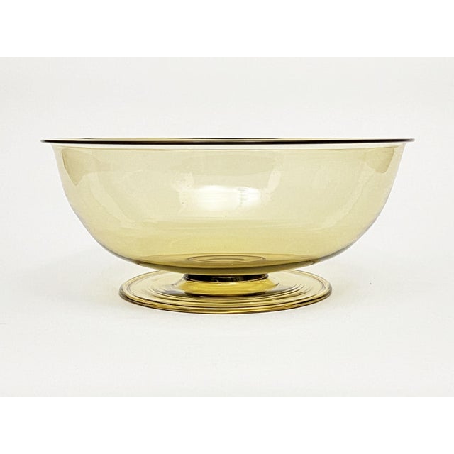 Murano Glass Bowl attributed to Vittorio Zecchin for Cappellin & Venini, 1930s For Sale - Image 9 of 9