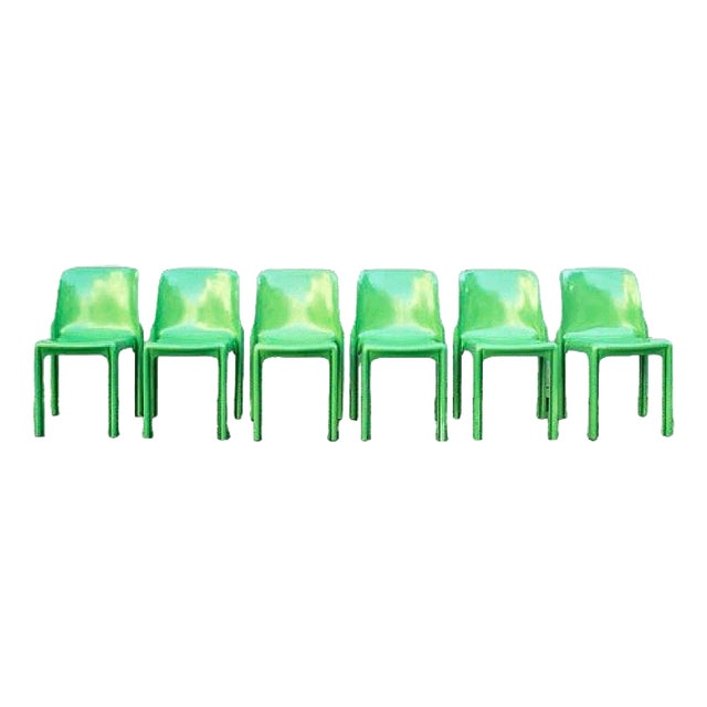 Selene Chair by Vico Magistretti for Artemide, 1970 For Sale
