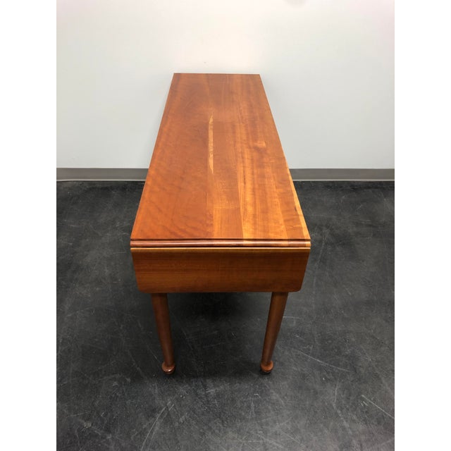 Solid Maple Colonial Style Drop Leaf Console Table | Chairish