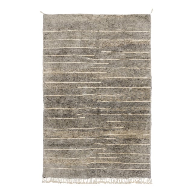 Hand-Knotted Wool Premium Rug by Azele Studio For Sale