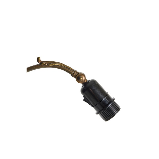 Scandinavian Art Deco Brass Floor Lamp, 1930s For Sale - Image 6 of 9