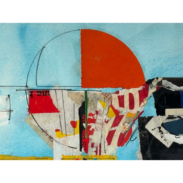 Sam Middleton, Circle in the Square 89, Drawing Collage and Mixed Media on Paper For Sale - Image 4 of 10