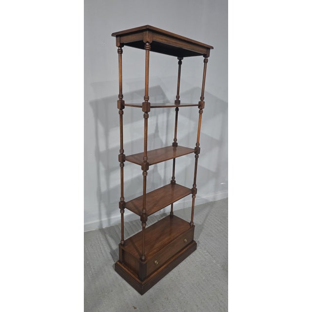 Tall Vintage Stand in Mahogany, 1920 For Sale - Image 4 of 9