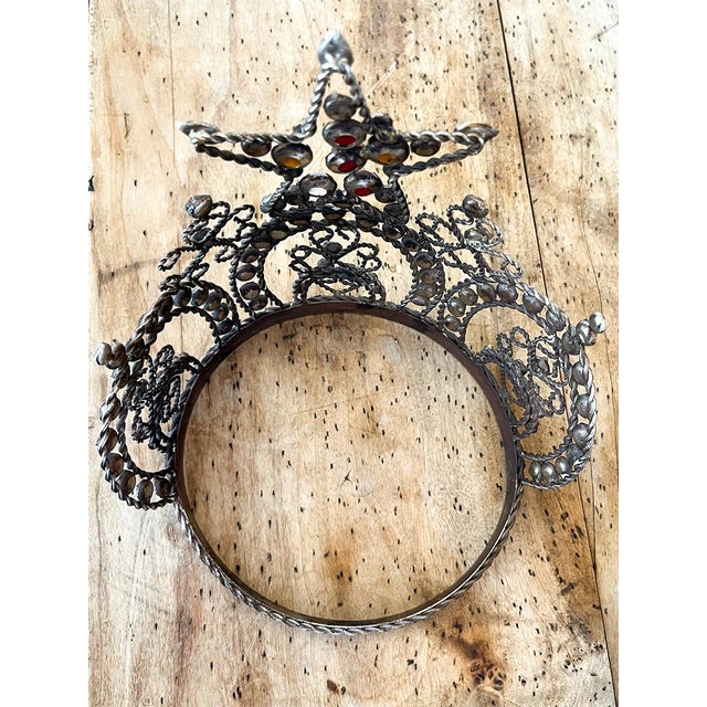 French 19th Century Ecclesiastical or Decorative Crown For Sale - Image 3 of 3