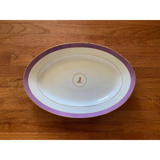 Antique Limoges Laque De Chine Gold & Amethyst Serving Platter For Sale In Washington DC - Image 6 of 7