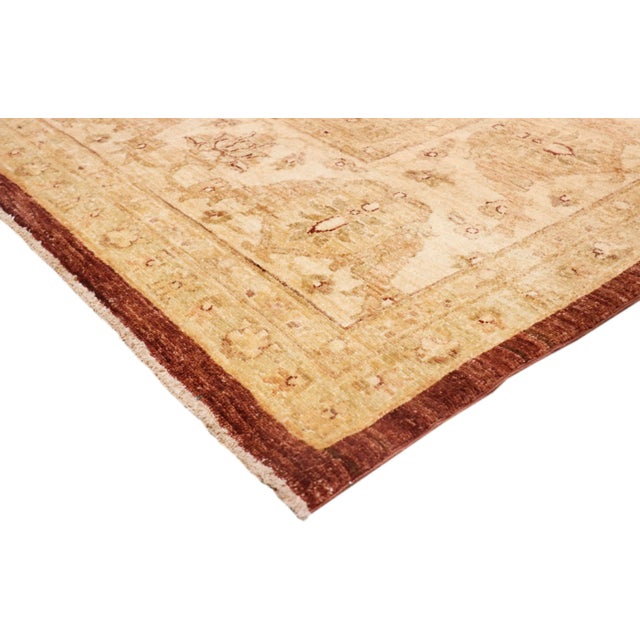 Pasargad Home Ferehan Lamb's Wool Area Rug, 9' 1" X 12' 5", Plum For Sale - Image 4 of 7