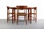 Set of six Peter Hvidt and Orla Mølgaard-Nielsen model 317 dining chairs, circa late 1950s. These all original examples...