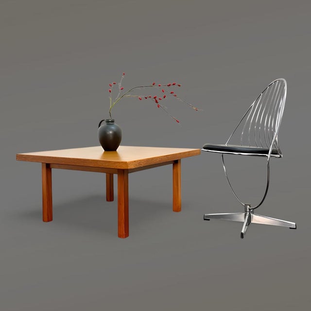 Oak Coffee Table by Hans J. Wegner for Getama, 1960s For Sale - Image 9 of 12