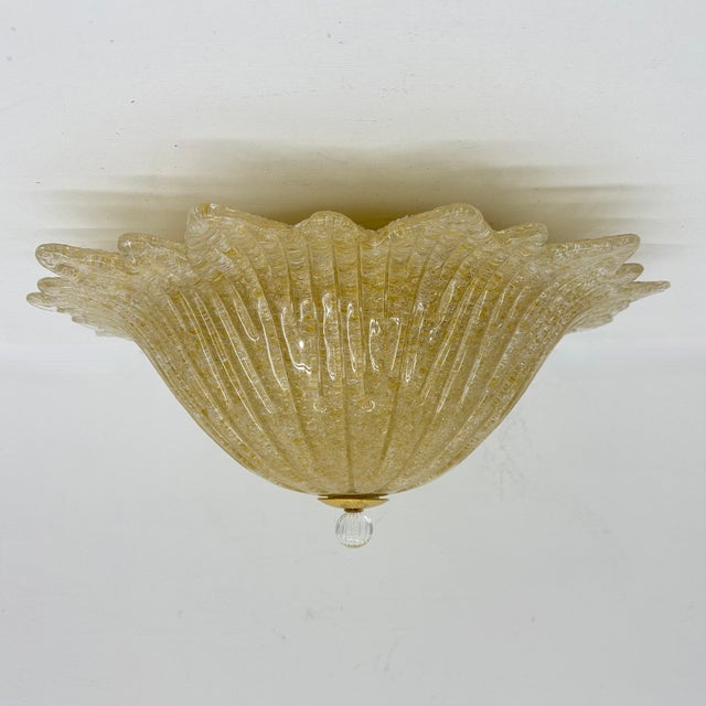 Mid-Century Italian Murano Glass Ceiling Lamp, 1970s For Sale - Image 10 of 18