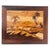 Vintage Native American Wood Inlay Landscape, 1940s For Sale - Image 7 of 7