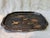 Black Vintage Black Lacquer Chinoiserie Bird Tray For Sale - Image 8 of 15