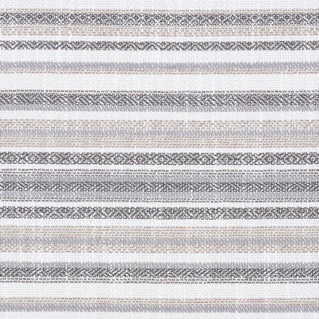 Schumacher Dylan Indoor/Outdoor Fabric in Gray For Sale