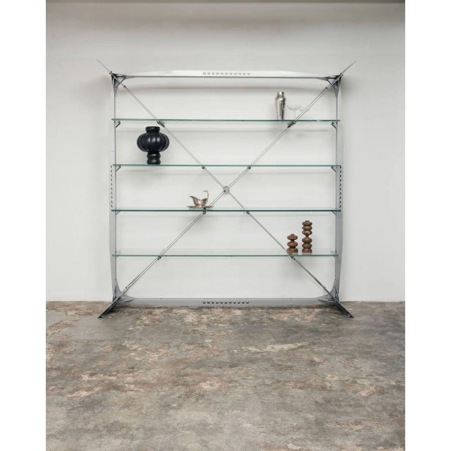 Vintage Bookcase by Xavier Matégot, 1980 For Sale - Image 9 of 9