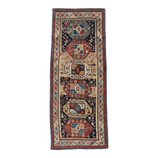 Vintage Nw Animal Design Runner Rug 3'4 X 8'5 For Sale