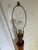 Brown 1990s Folk Art Foot Lamp For Sale - Image 8 of 13