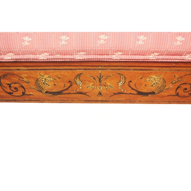 Edwardian Period English Duet Bench For Sale - Image 6 of 12