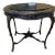 Early 20th Century Antique Walnut Oval Marble Top French Lamp Table, Refinished For Sale