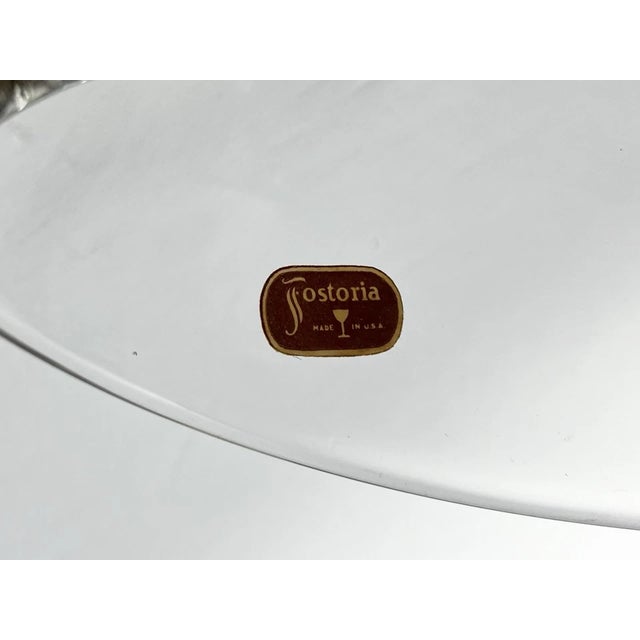 1950s 1950s Fostoria “Mademoiselle” 3 Seafood Meat Ice Dishes & Short Glass Inserts For Sale - Image 5 of 9