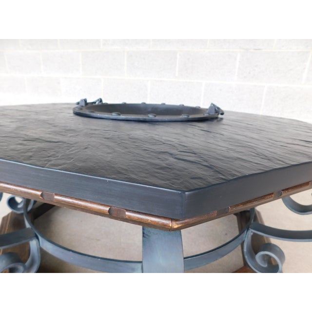 Vintage Spanish Revival Style Slate Top Coffee Table Chairish