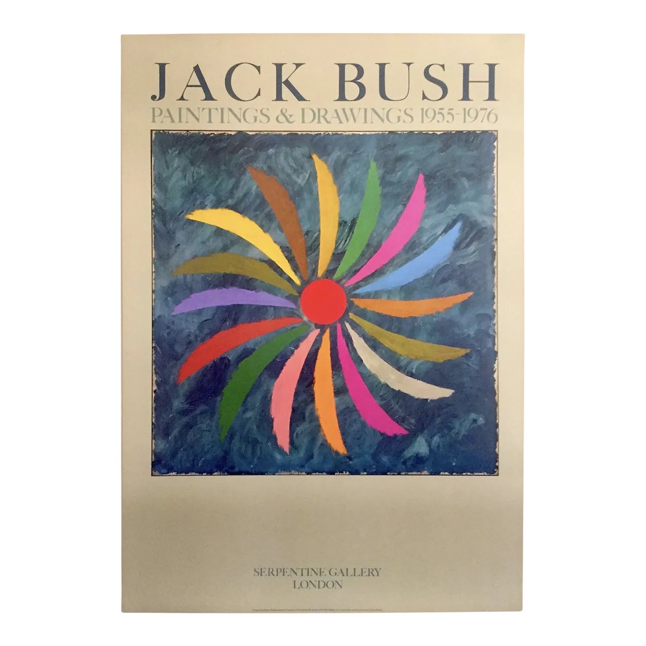 油彩画 Ein Gruß aus Deutschland 1982 jack-bush-vintage-1980-