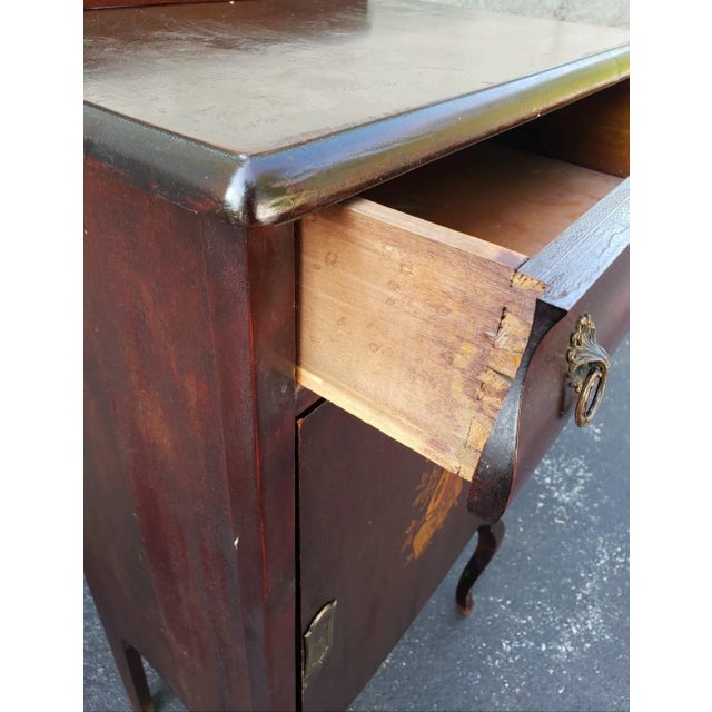 Wood Late 19th Century Victorian Mahogany Sheet Music Cabinet For Sale - Image 7 of 9