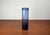 Glass Mid-Century Modern Danish Labrador Series Blue Glass Vase by Per Lütken for Holmegaard, 1950s For Sale - Image 7 of 16