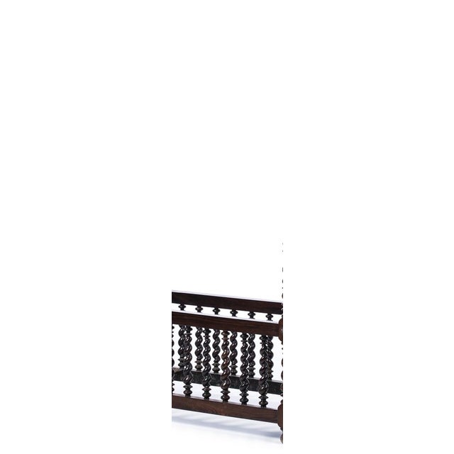 Canopy Bobbin Lace Cradle in Noble Wood, 1600s For Sale - Image 6 of 8