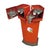 1940s gum ball machine base with orange-red enamel popularly known as “Cherokee red”. An original Native American emblem...