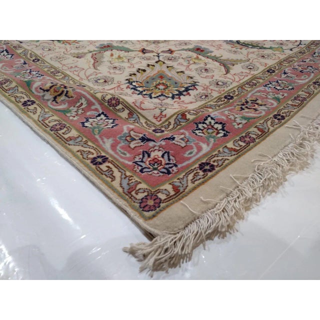 Signed Persian Tabriz Palace Rug 6'5" X 19'5" For Sale - Image 12 of 13