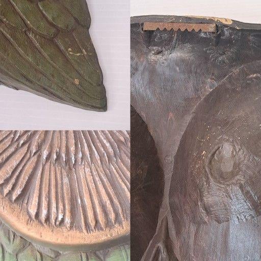 Pair of 1967 Burwood Mid-Century Owl Wall Art For Sale - Image 10 of 12