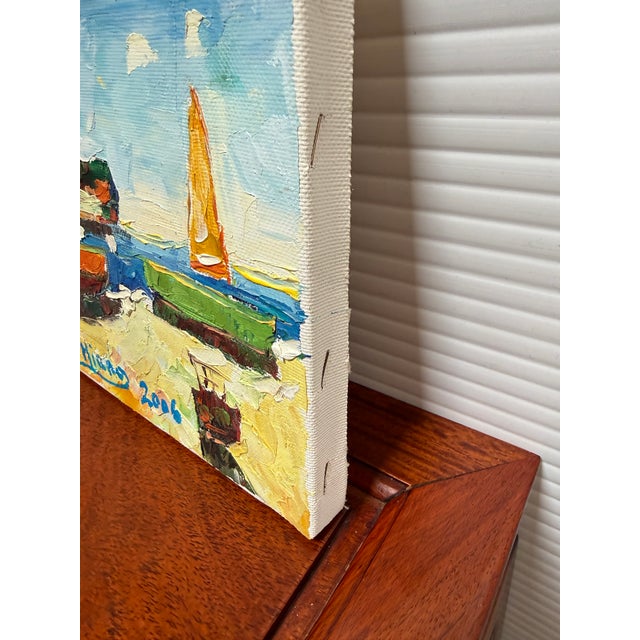 J. Miano "Taormina" Original Painting, Signed For Sale - Image 9 of 12