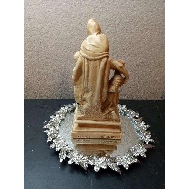 1960s Exquisite Signed Ruggeri Carrara Marble Replica of Michelangelo's Pietà. For Sale In Dallas - Image 6 of 8