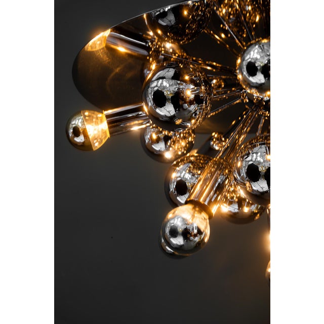 Large Flushmount in Chrome from Cosack Leuchten, 1970s For Sale - Image 11 of 15