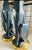 Pair of Mid Century Cubist Cats on Brass Base For Sale - Image 4 of 11